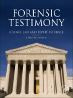 cover image of Forensic Testimony
